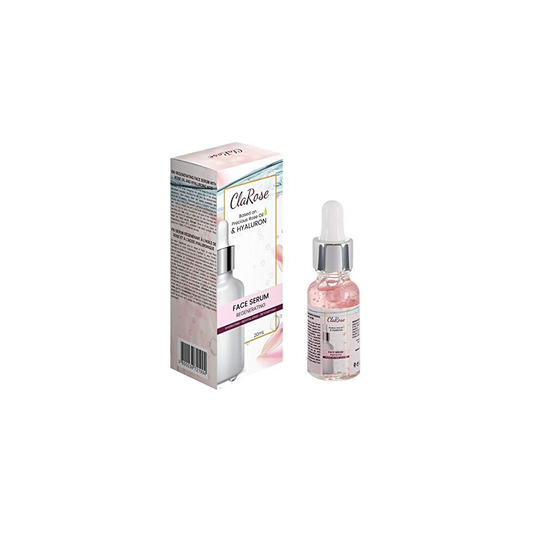 ClaRose Hyaluronic acid Anti-ageing Face Serum with 100% Natural Rose oil; 20ml