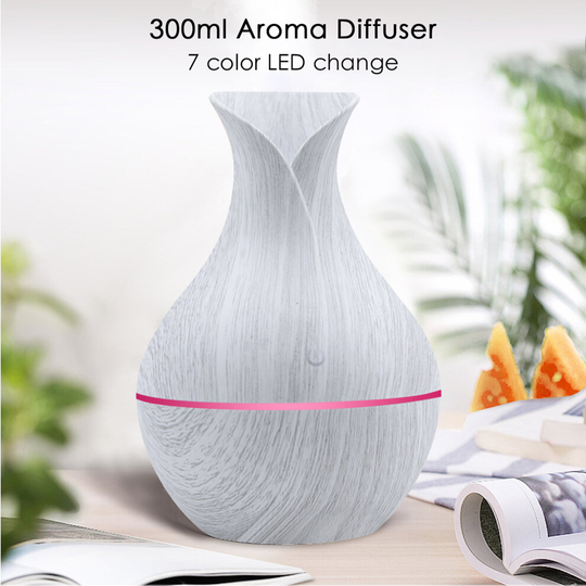 Aroma Essential Oil Diffuser Air Purifier LED Ultrasonic Aromatherapy Humidifier