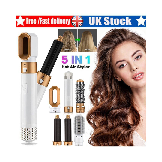 (5 in 1 Professional Air Wrap Hair Styler Curler) 5 in 1 Professional Air Wrap Hair Styler Curler