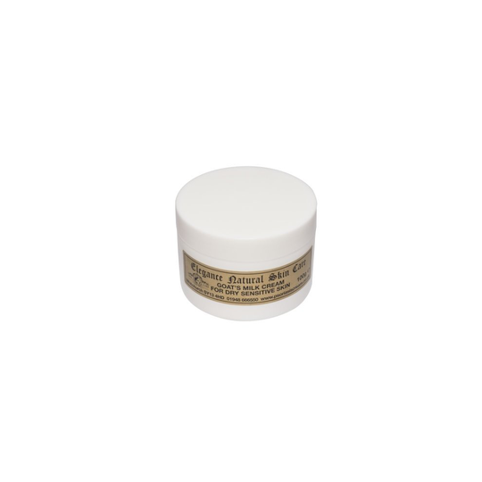 Elegance Natural Skin Care Goat's Milk Moisturising Cream | Hand made sensitive skin moisturiser 100g