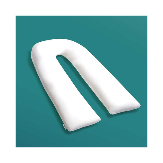Kally Sleep U-Shaped Pregnancy Pillow - White