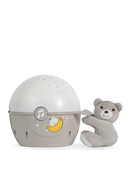 Chicco Next2Stars Baby Night Light With Plush Toy - Neutral