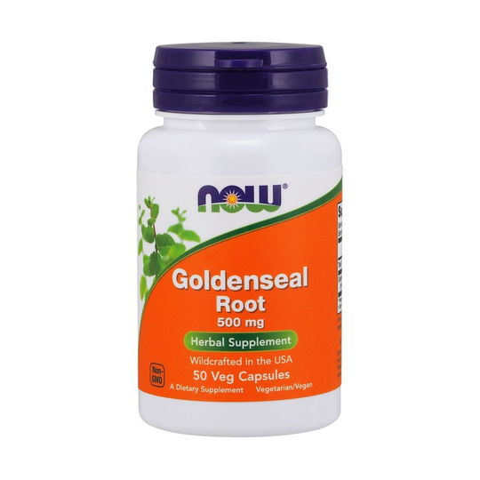 NOW Foods Goldenseal Root, 500mg, 50 vcaps