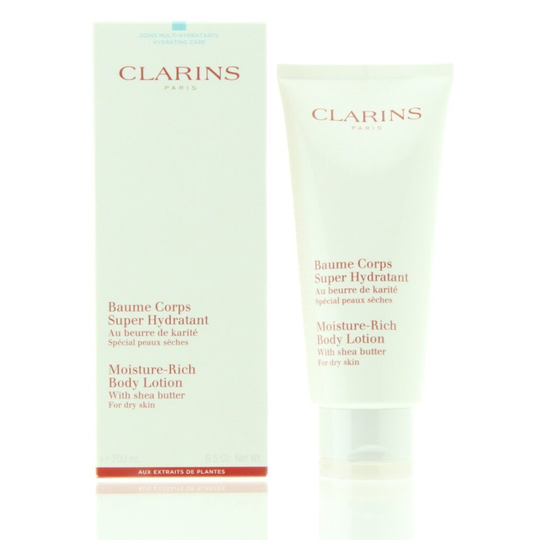 Clarins Dry Skin Moisturising Body Lotion With Shea Butter Unisex 200ml