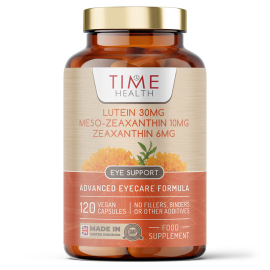 Lutein 30mg - Meso-zeaxanthin 10mg - Zeaxanthin 6mg - High Strength - 120 Capsule Pouch