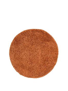 Everyday Small Snug Shaggy Circle Rug, Honey