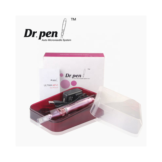 M7 DR. Pen Electric Auto Derma Pen MicroNeedles Roller +2PCS 12NEEDLES