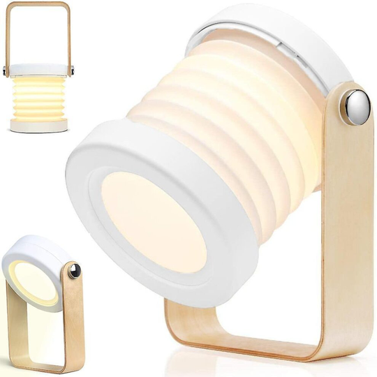 Led Portable Table Lamp4000mah Rechargeable Battery Lamp With Usb Port, 3-levels Brightness Touch Dimmable Nightstand Lamp, Wireless Night Light For I