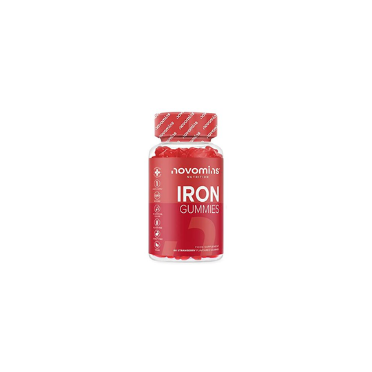 Vitamin C - Iron Gummies - Vitamin C Gummies - Chewable Vitamin C - High Strength Strawberry Flavoured Supplement - Vitamin C Nutrition - Made by