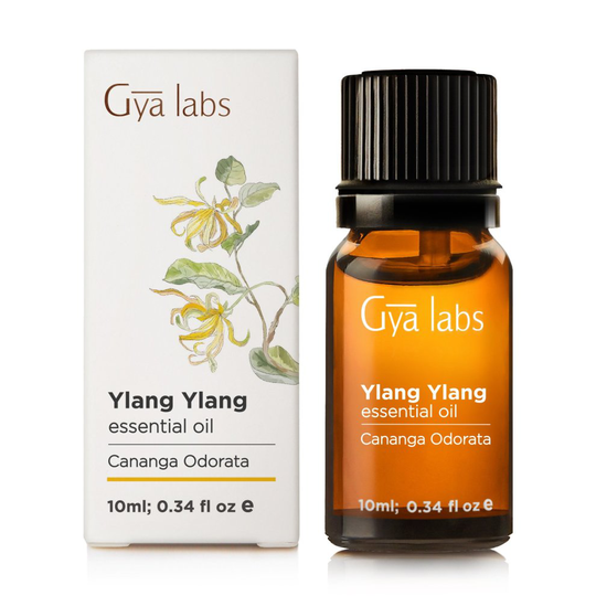 Ylang Ylang Essential Oil 10 ml - 100% Pure, Undiluted, Natural & Therapeutic Grade for Aromatherapy, Skin and Relaxation - Gya Labs