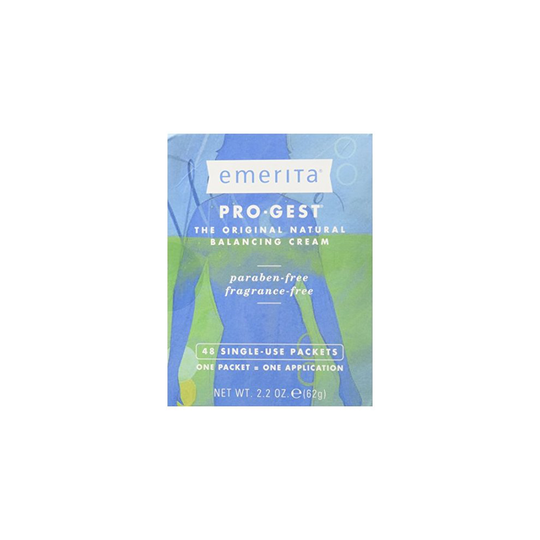 Pro-Gest Cream (Paraben Free) by Emerita (Pro-Gest) - 48 Packets, 2.2 oz