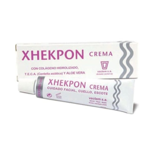3-pack XHEKPON Face Neck & Decolleté Anti-ageing Cream with Collagen, Aloe Vera & Centella Asiatica 40 ml