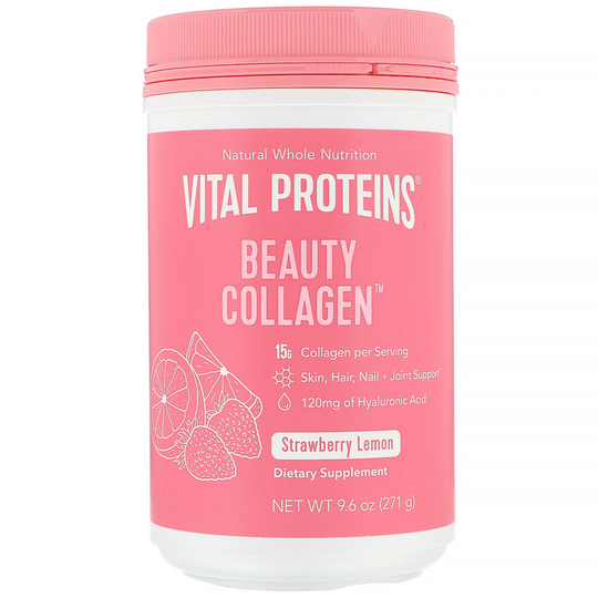 Vital Proteins, Beauty Collagen, Strawberry Lemon, 9.6 oz (271 g)