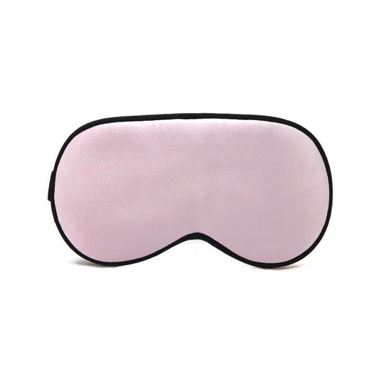 (Pearl Pink) Mulberry Silk Sleep Eye Mask Blackout Sleeping Blindfold