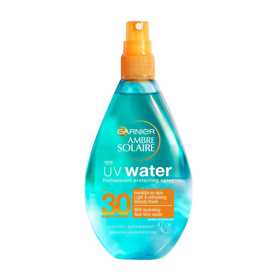 Garnier Ambre Solaire Sun Protecting Spray UV Water Resistant 150ml SPF30 Invisible