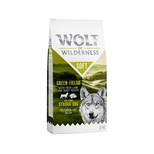 (12kg bag) Adult Dry Dog Food Semi Moist Green Fields Lamb Kibble