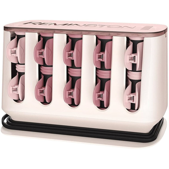Remington H9100 Proluxe Heated Rollers For Better Hold Without Kinks - Rose Gold