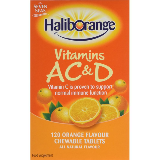 Haliborange Kids A, C and D Orange tablets 120