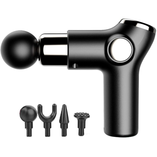 Massage Gun, Anself Massage Gun Deep Tissue Percussion Massager with 4 Massage Heads, Portable Muscle Massage Gun for Pain Relief & Relax, E