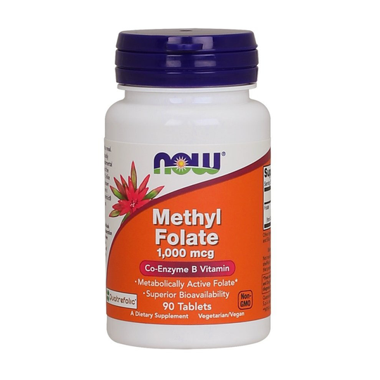 NOW Foods Methyl Folate, 1000mcg - 90 tabs