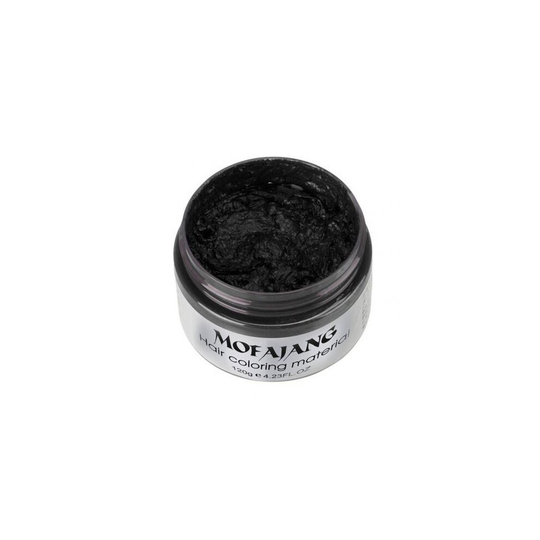 (Black) Unisex Temporary Hair Dye Wax