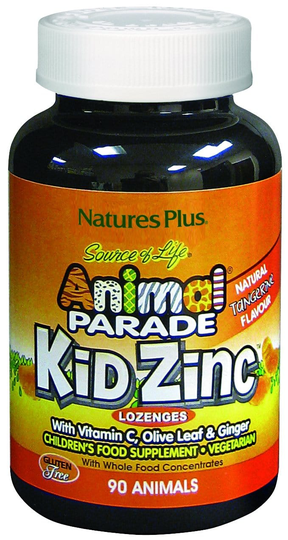 Nature's Plus Animal Parade KidZinc, Tangerine Flavour, 90Loz