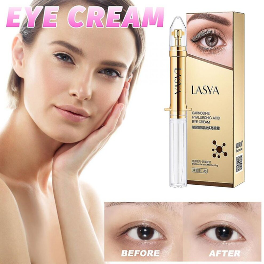 Lasya Hanmeisu Hyaluronic Acid Time Peptide Brightening Eye Cream Moisturizing Moisturizing Dark Circles Small Gold Tube Eye Cream