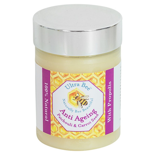 100% Natural Anti Ageing Moisturiser Honey, Patchouli, Carrot Seed 100ml