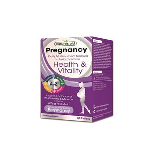 Natures Aid Pregnancy Multi-vits & Mins 60 Tabs