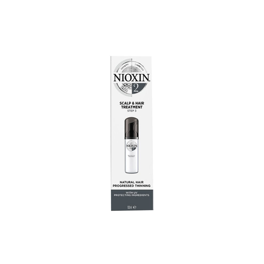 Nioxin System 2 Scalp & Hair Treatment for Natural Hair with Progressed Thinning 100ml