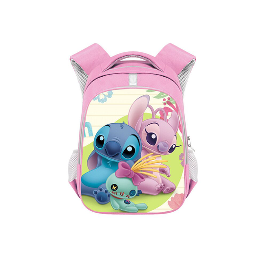 (Relaxing) 14in Llio Stitch Angel Backpack Rucksack Schoolbags Waterproof Kids Gifts School