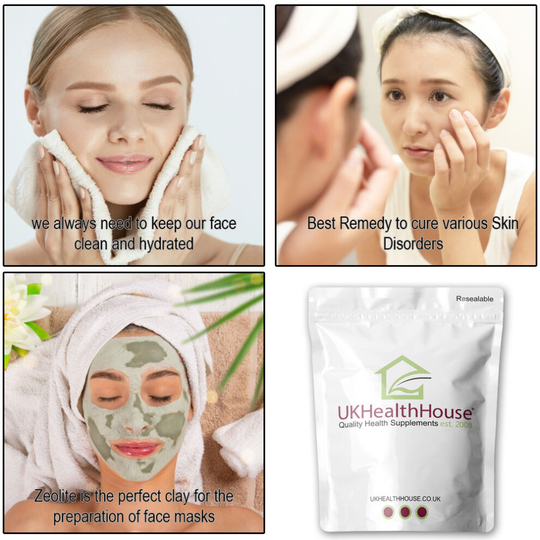 (Zeolite 2kg Powder Clinoptilolite Natural Detoxifier Pure Fine 200 Microns Clay) Zeolite Powder Clinoptilolite Natural Detoxifier Pure Fine 200 Micro