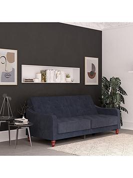 Novogratz Vintage Tufted Split Back Futon