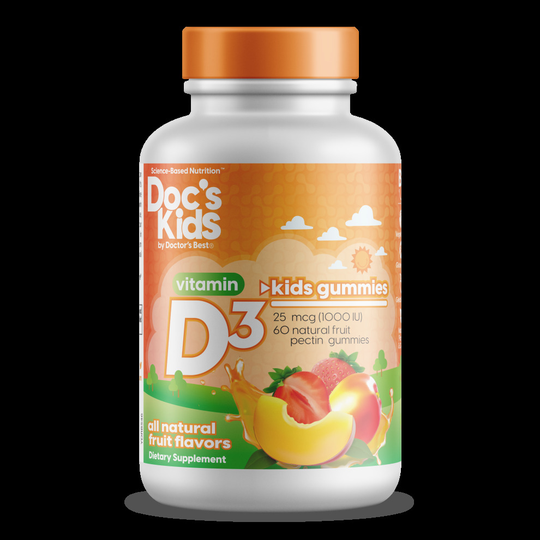 Doctor's Best Childrens Vitamin D3 1000IU 60 Gummies
