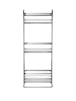 Croydex Free-Standing Three-Tier Storage Basket