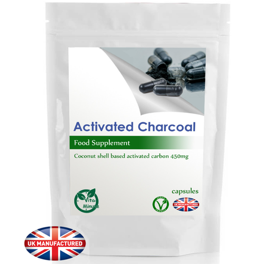 Activated Charcoal 300mg - 30 capsules - UK (V)