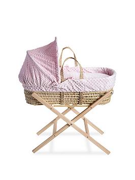 Clair De Lune Dimple Pink Moses &Amp; Natural Folding Stand