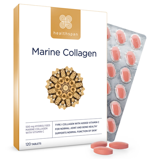 Healthspan Marine Collagen, 120 Tablets, Skin Health