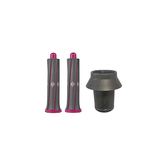 1 Pair of 1.2 Inch/30MM Long Hair Hair Curling Tube Compatible Hair Tool for Dyson Airwrap Attachment Parts, 1 Hair Dryer Curling Iron adapters(Long M