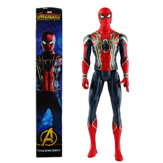 (#4:Iron Spiderman) Avengers Titan Hero Series 12" Thanos Iron Spiderman Hulk Thor Action Figures