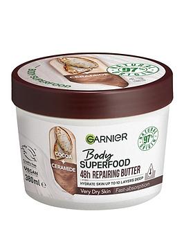 Garnier Body Superfood, Repairing Body Butter, With Cocoa &Amp; Ceramide, Body Butter For Very Dry Skin, Vegan Formula, 380Ml