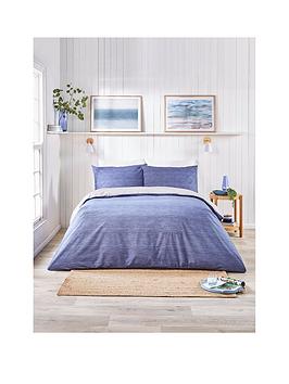 Fusion Bethan Duvet Cover Set - Navy