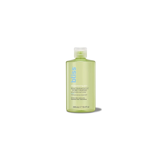 Bliss Disappearing Act Niacinamide Toner | Pore Vanish?Complex | Purifies Pores | Clean | Cruelty Free | Vegan | 10 oz