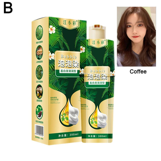 ( Coffee) Rahimall Shampoo Dye, Hair Coloring Shampoo, Plant Bubble Hair Dye Shampoo
