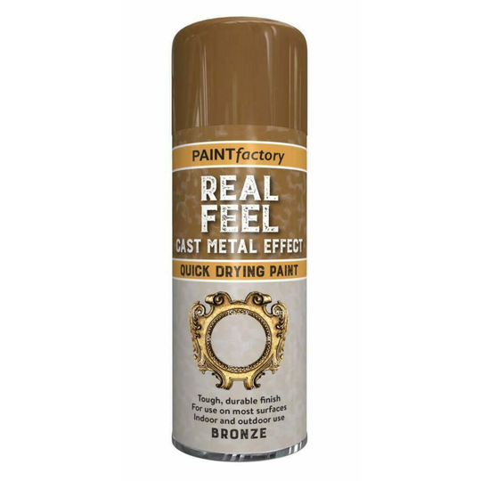 Rapide Cast Iron Effect Bronze Interior Exterior Spray Paint 400ml
