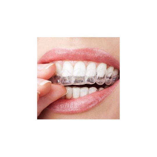 (2 PCS) Anti Snoring Bruxism Sleeping Mouth Night Guard Gum Shield Mouth Tray