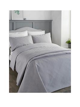 Serene Kinsley Duvet Cover Set In Single - Silver