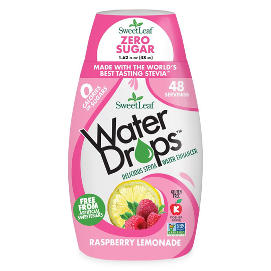 SweetLeaf WaterDrops, Raspberry Lemonade, 1.62 Ounce