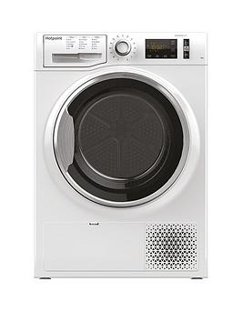 Hotpoint Activecare Ntm1182Xb 8Kg Load Heat Pump Tumble Dryer - White