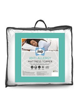 Sealy Anti Allery Mattress Topper - White